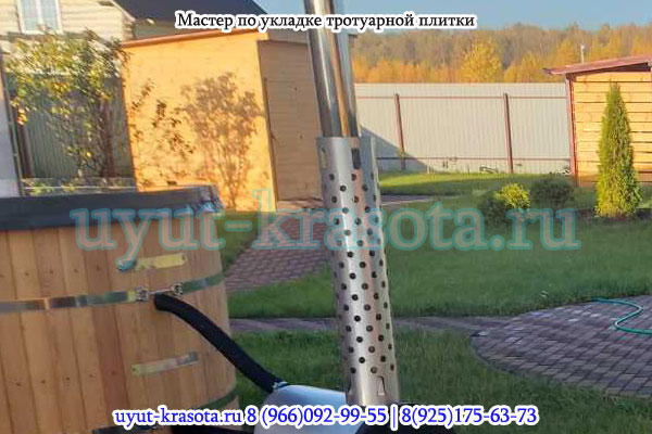 Примеры укладки тротуарной плитки село Бортниково Ступинский район Московская область