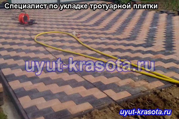 Специалист по укладке тротуарной плитки Московская область