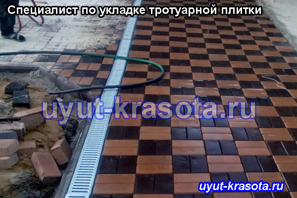 Специалисты по укладке тротуарной плитки Московская область